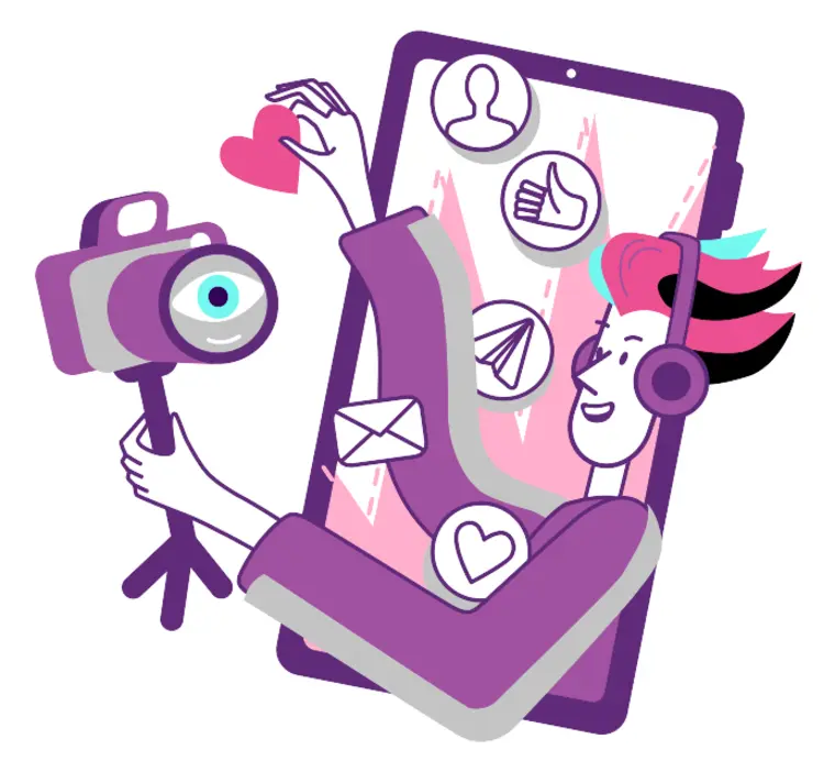 Illustration du cours Blog vidéo : un jeune créateur de contenus